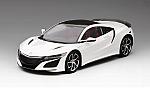 Acura NSX 2017 White With Carbon Fiber Package