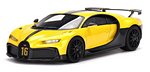 Bugatti Chiron Pur Sport (Yellow) 'Top Speed' Edition by TRUE SCALE MINIATURES