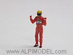 Ayrton Senna figurine arms raised