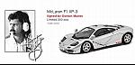 McLaren F1 XP-3 Signed by Gordon Murray