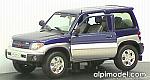 Mitsubishi Pajero Pinin met.blue-silver 1999